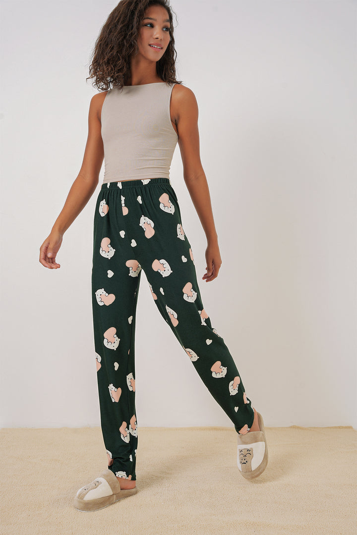 BGD Women Patterned Pyjama Bottoms - Y.Zümrüt - Marco de Canavezes