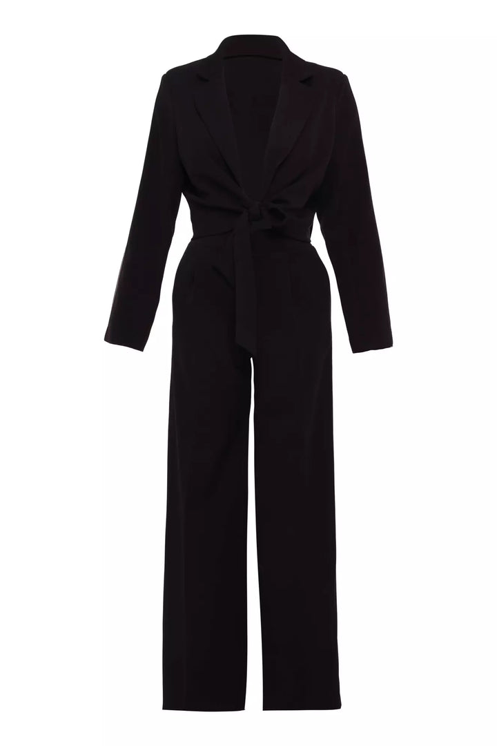 FRV Black crepe long sleeve maxi set - Sandy