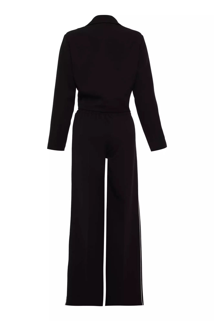 FRV Black crepe long sleeve maxi set - Sandy