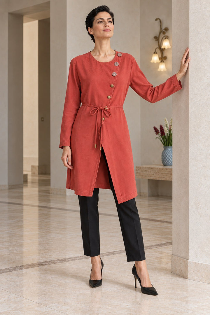 XLJ Asymmetric Button-Down Shirt 6403 - Oakville