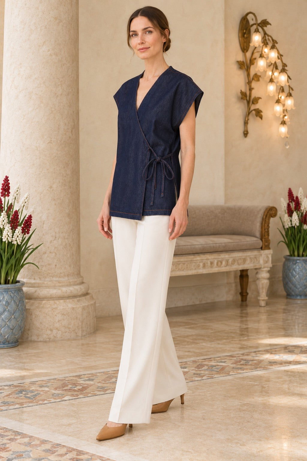 XLJ Lace-up Vest 6247 - Rueil-Malmaison