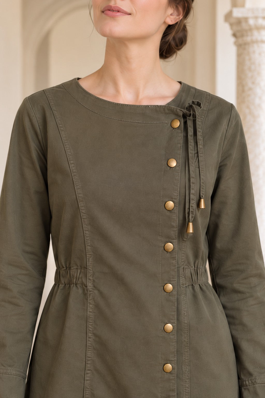 XLJ Medium Size Shirt with Elastic Waistband 6372 - Cuetzalan