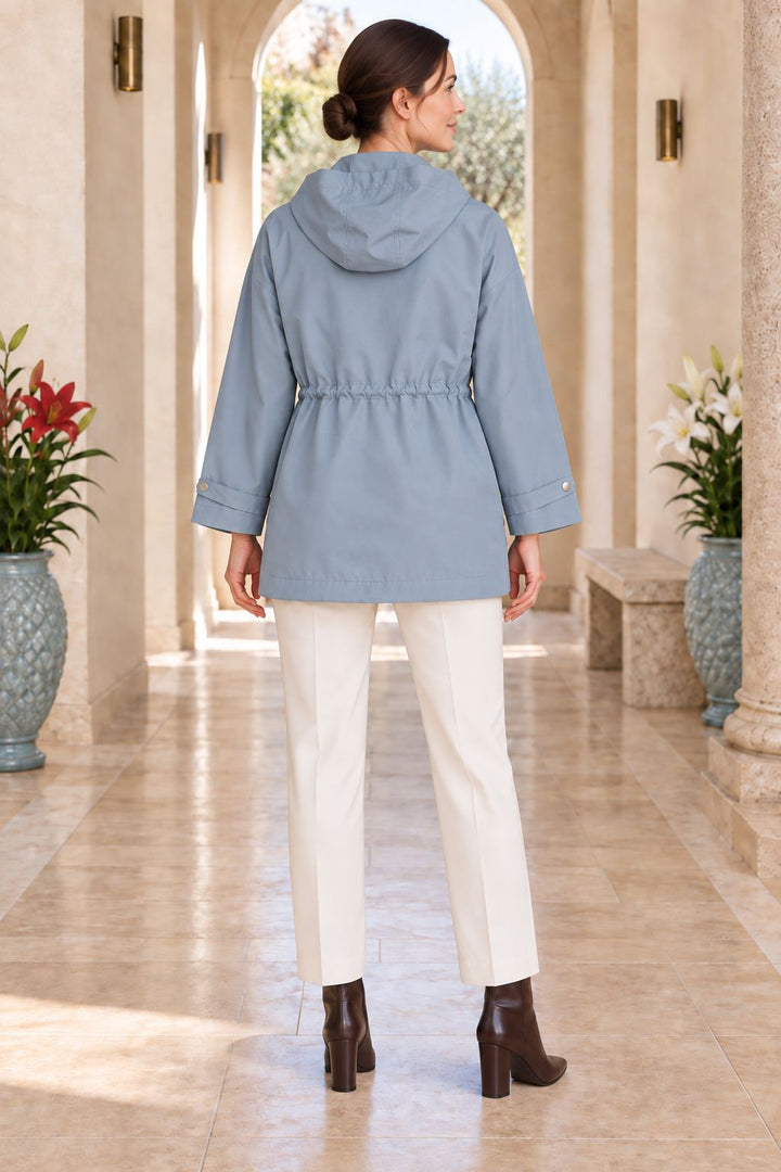 XLJ Drawstring Hooded Raincoat 6302 - Baltimore