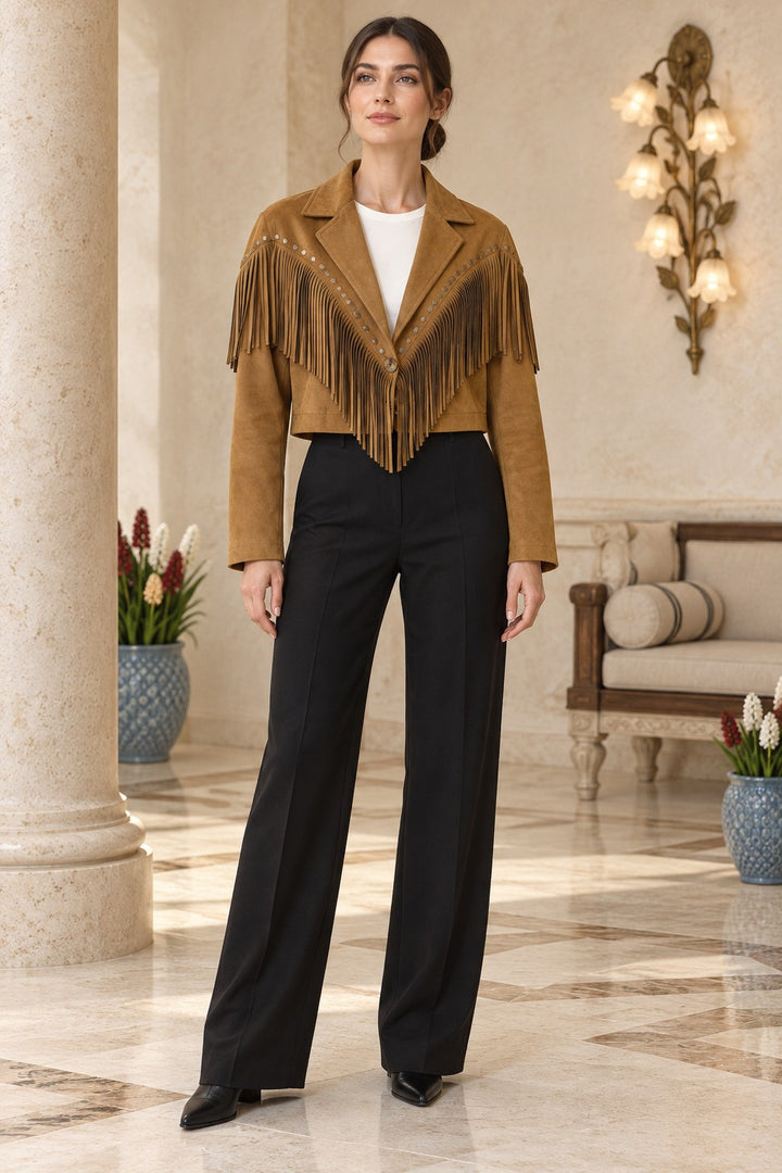 XLJ Short Jacket with Tassel Lining 6381 - Vancouver