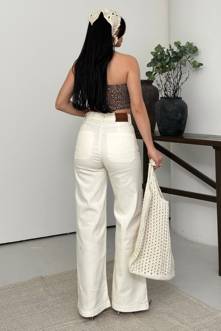 XLJ Front Pocket Detailed Jean 7079 - Portici