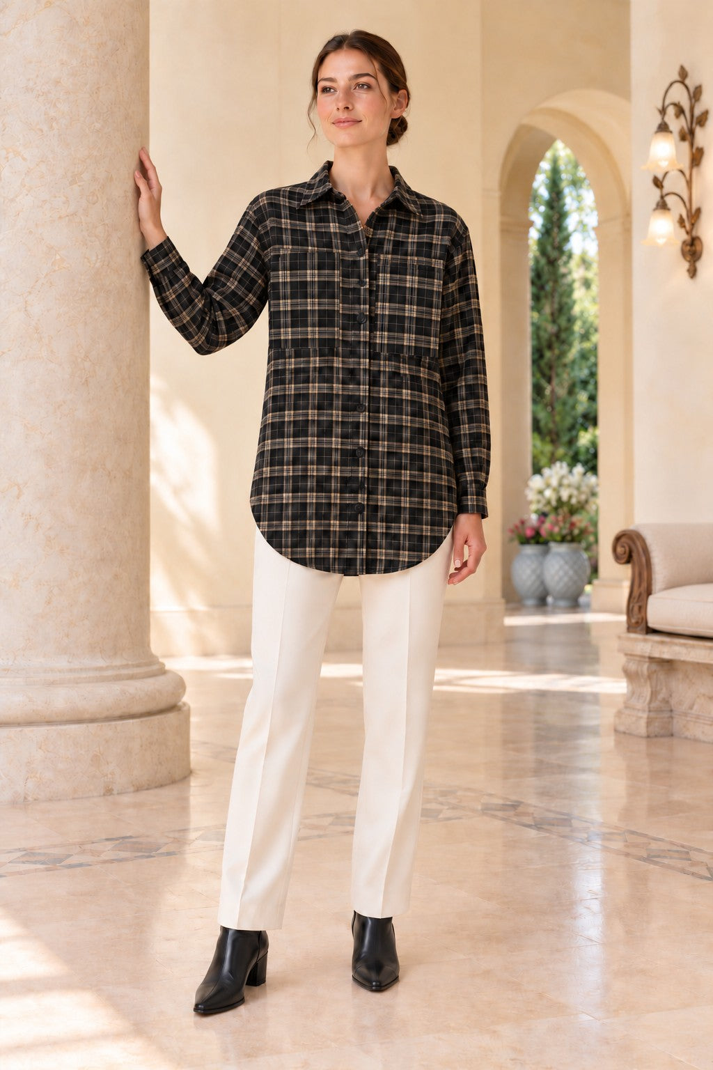 XLJ Plaid Oversize Shirt 6465 - Berchem