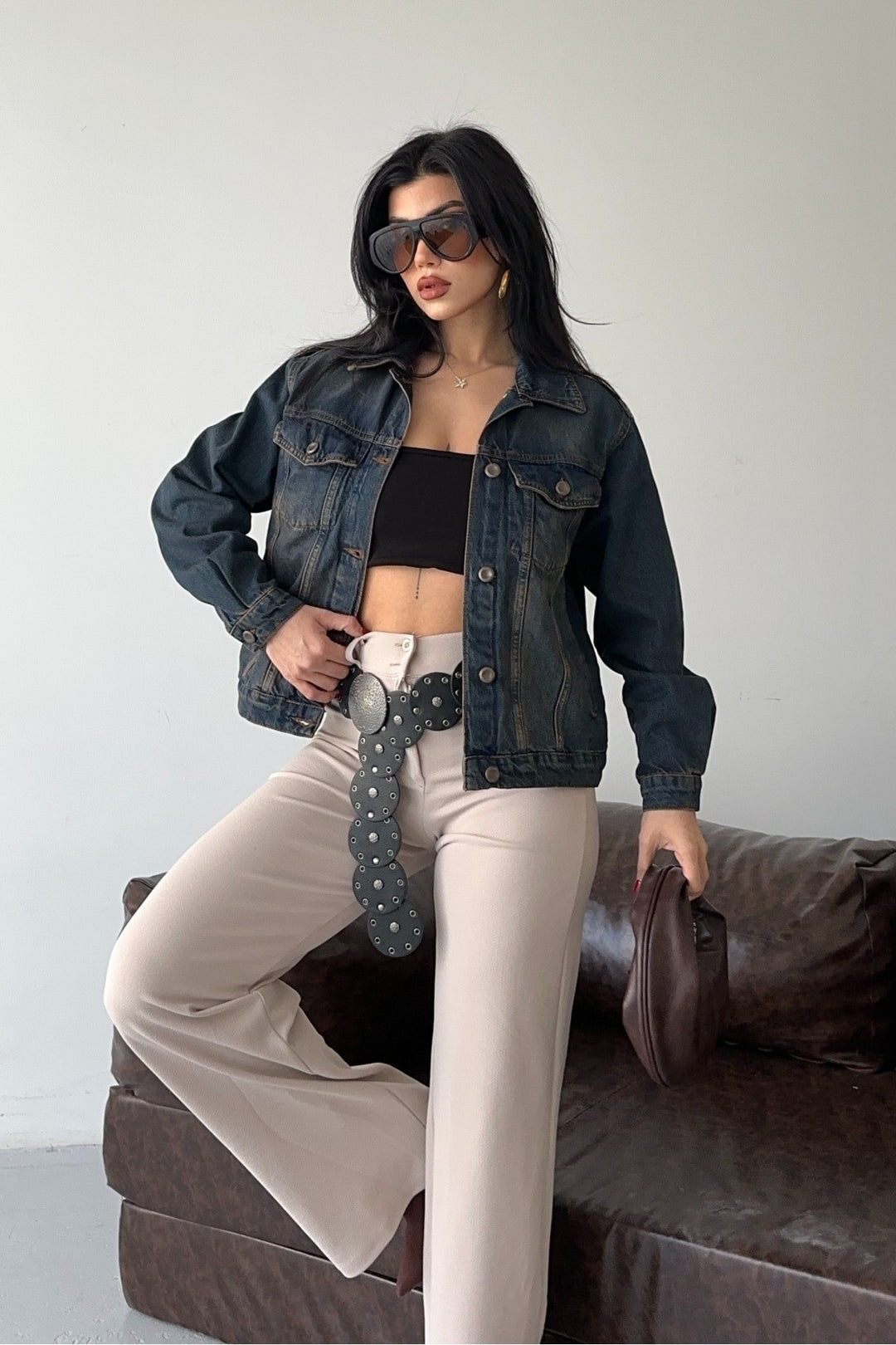 XLJ Denim Jacket with Buttons 6081 - Norfolk