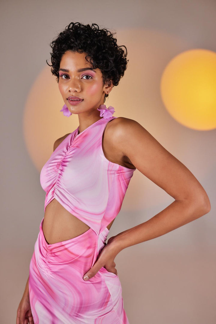HLLY Women Jorie Dress Pink - Aschaffenburg