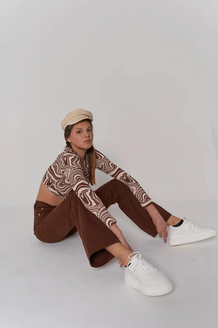 HLLY Women Brown Pants Brown - Torquay