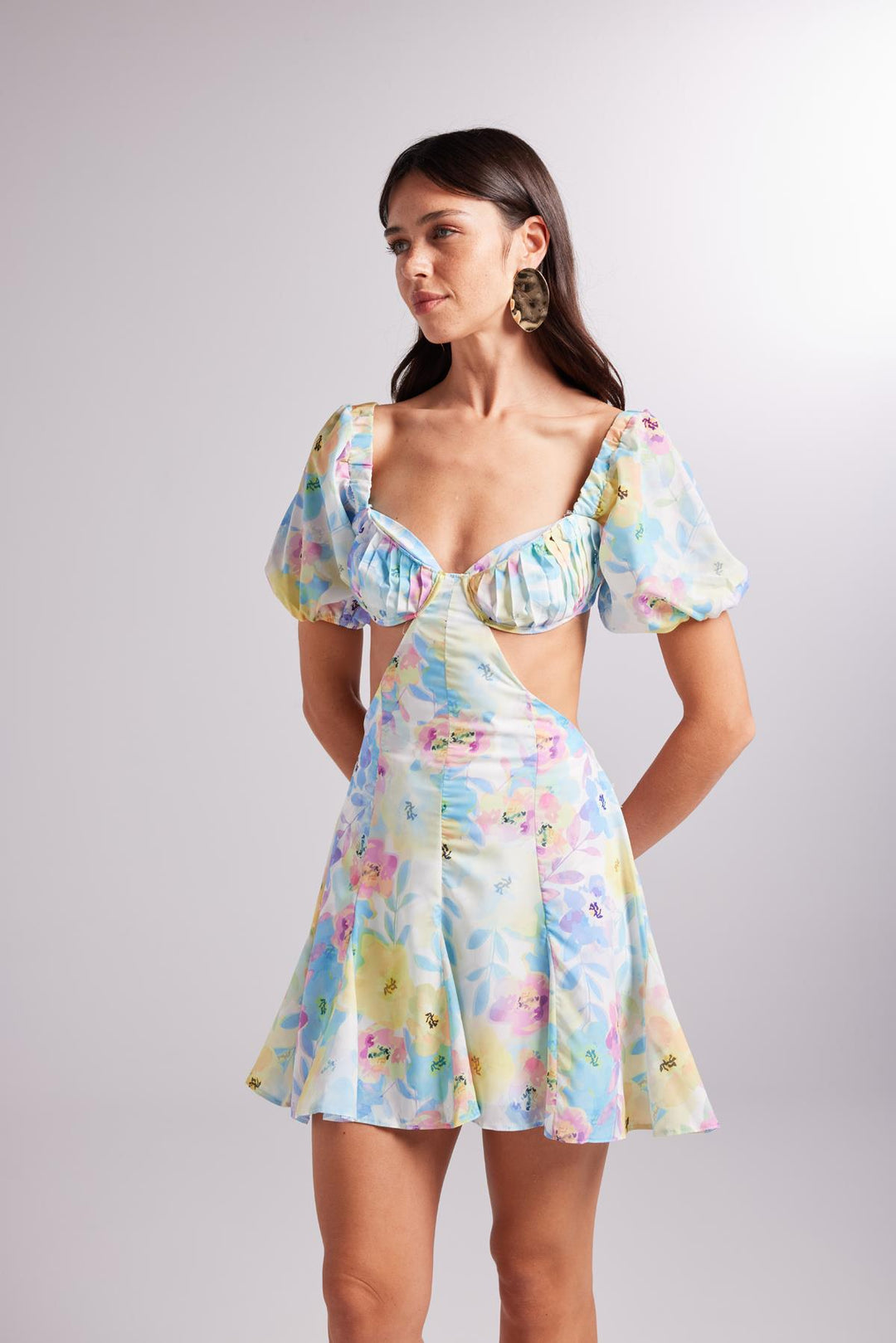 HLLY Women Liana Dress Blue - Wijchen