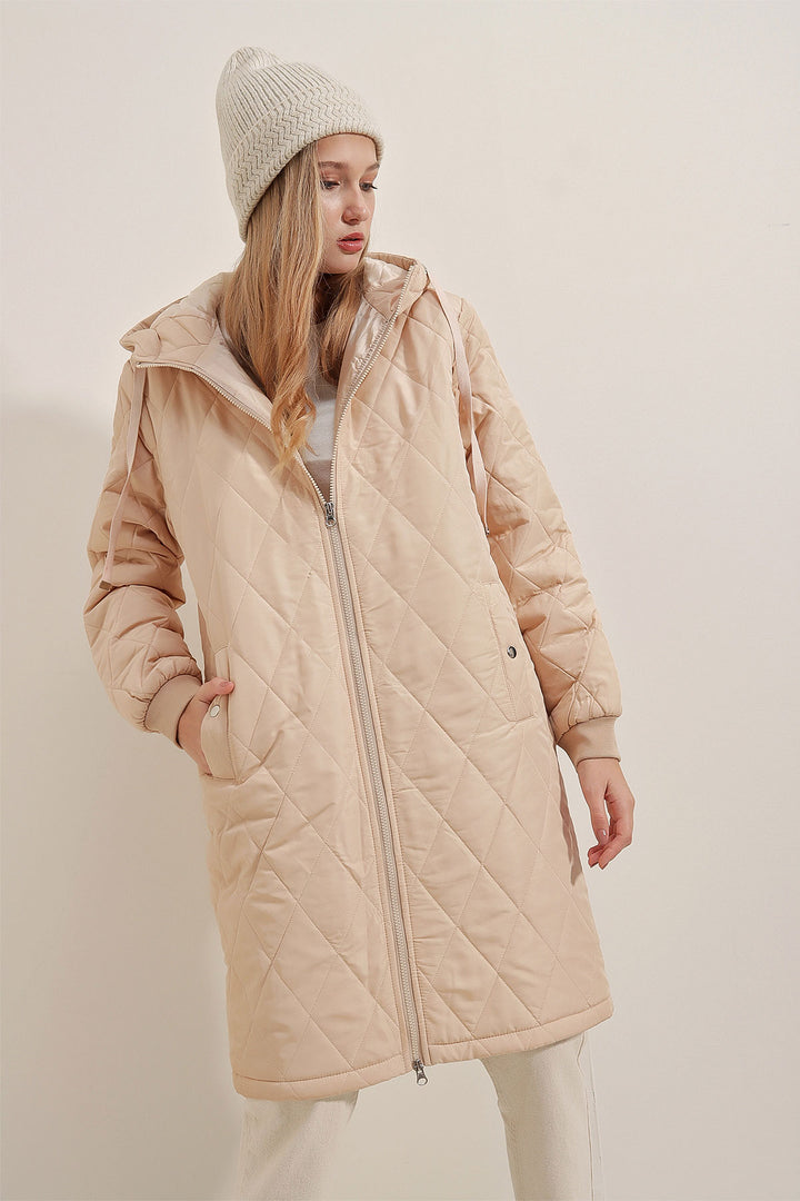 BGD Women Casual Puffer Jacket - Mink - Horad Zhodzina