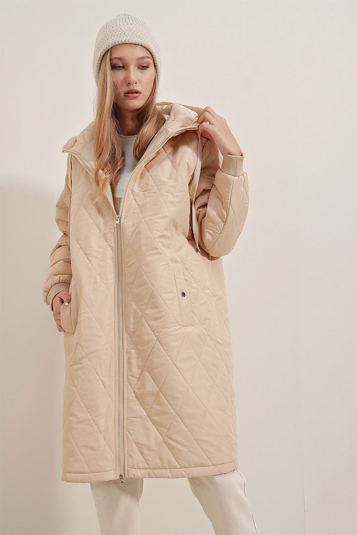 BGD Women Casual Puffer Jacket - Mink - Horad Zhodzina