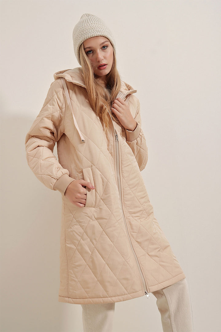 BGD Women Casual Puffer Jacket - Mink - Horad Zhodzina