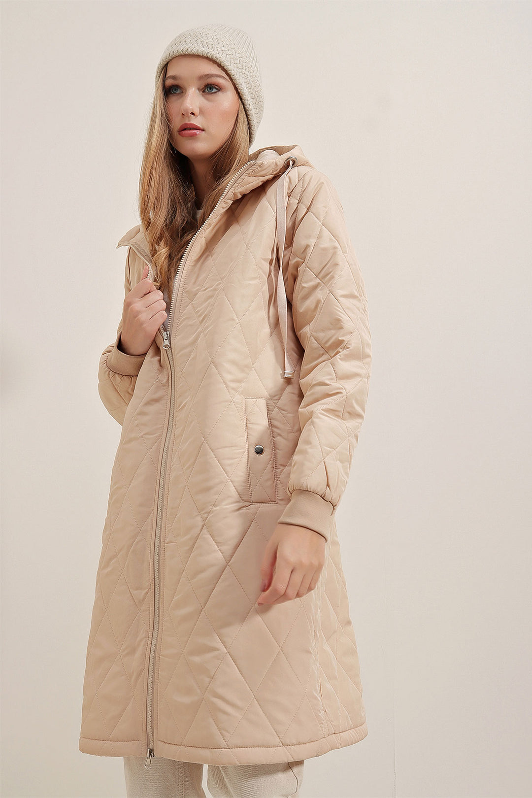 BGD Women Casual Puffer Jacket - Mink - Horad Zhodzina