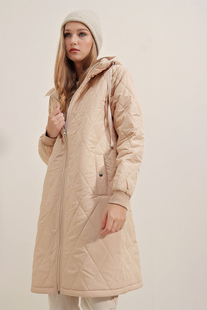 BGD Women Casual Puffer Jacket - Mink - Horad Zhodzina