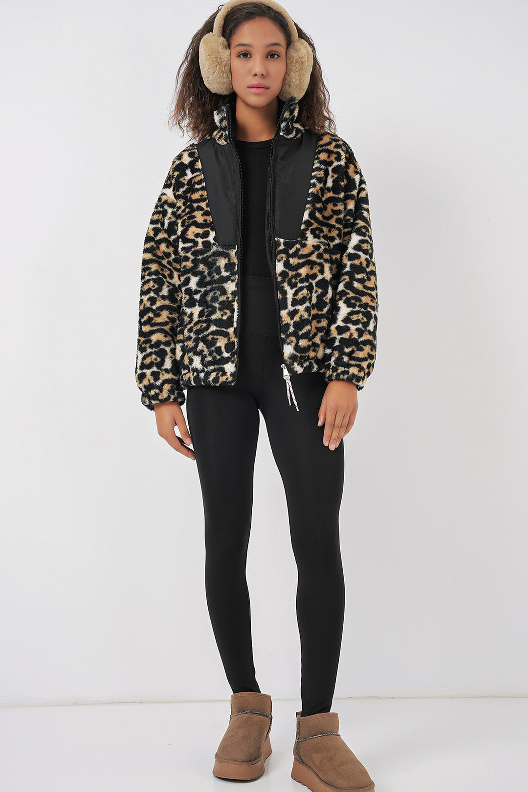 BGD Women Women's Plush Jacket - Dark Brown - Leverkusen