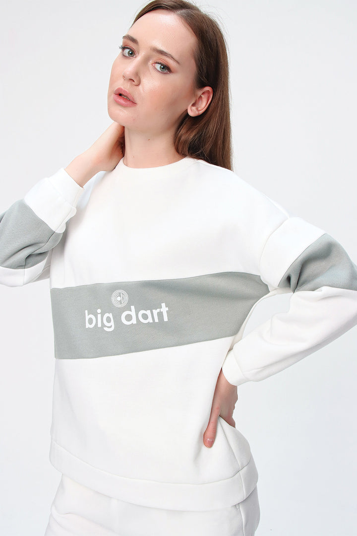 BGD Women Bigdart Printed Sweatshirt - Çağla - Las Delicias