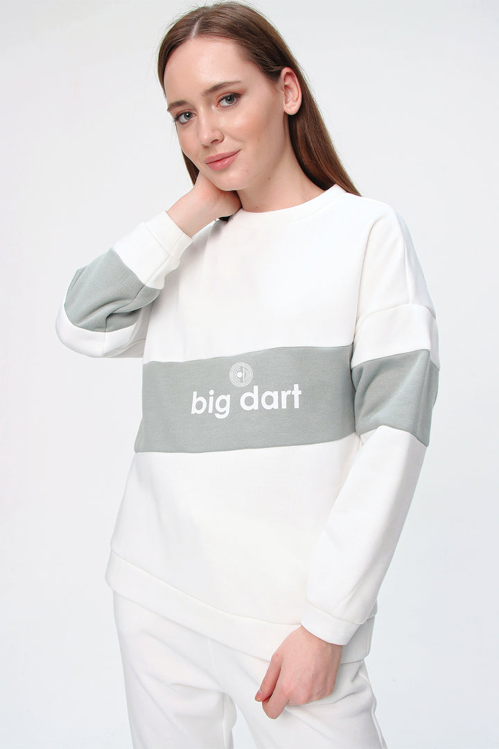 BGD Women Bigdart Printed Sweatshirt - Çağla - Las Delicias