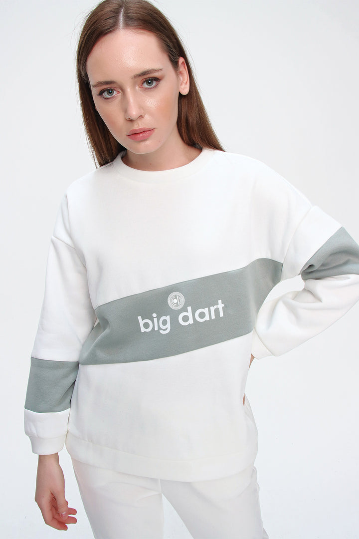BGD Women Bigdart Printed Sweatshirt - Çağla - Las Delicias