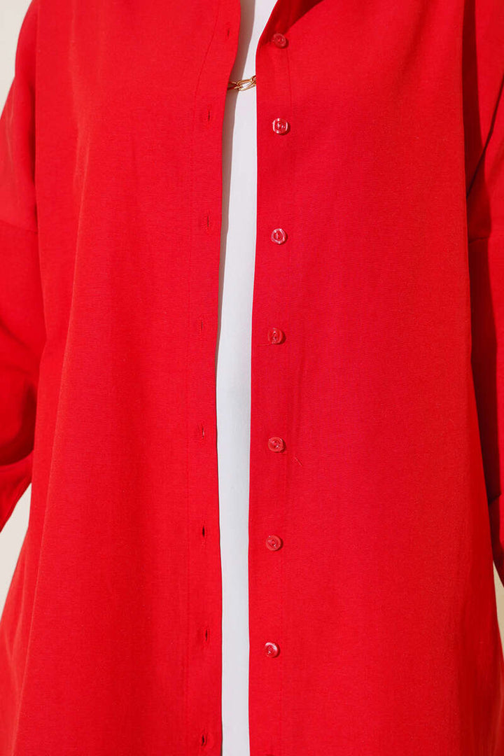 BGD Women Hijab Tunic - Red - Montesilvano