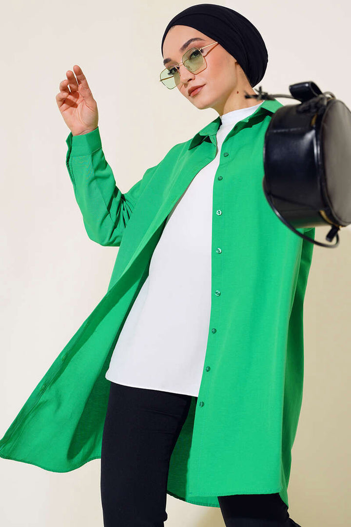 BGD Women Hijab Tunic - Green - Montemorelos