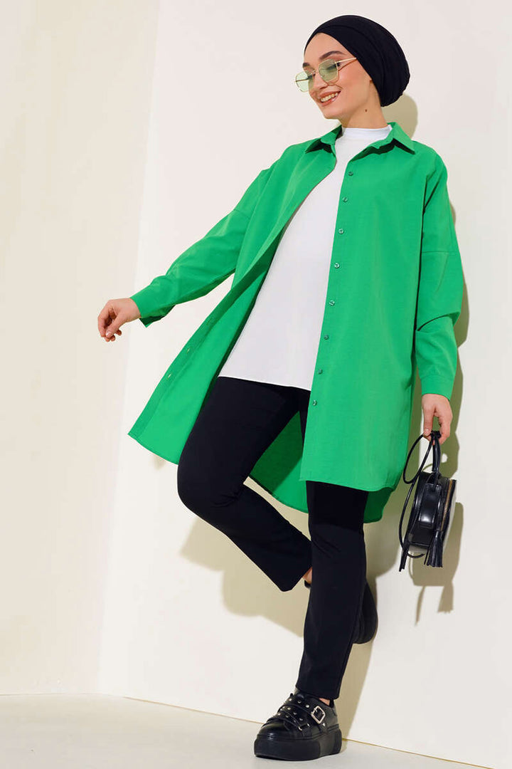 BGD Women Hijab Tunic - Green - Montemorelos