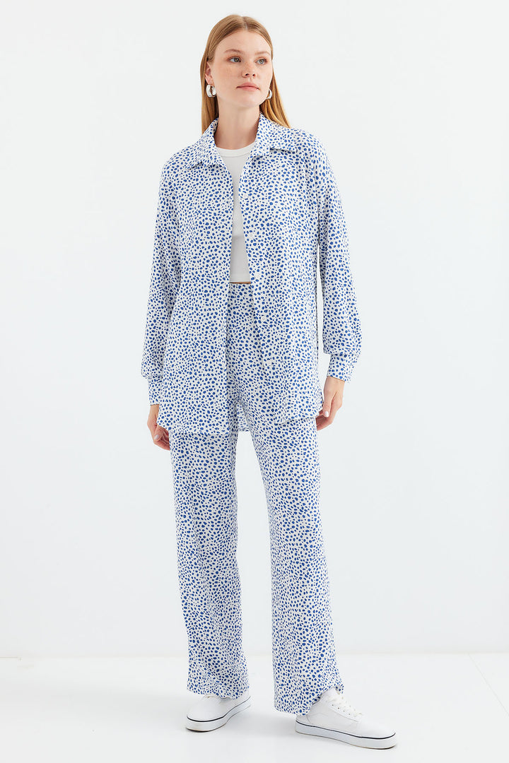 BGD Women Knitted Two-Piece Set - Navy Blue - Lviv