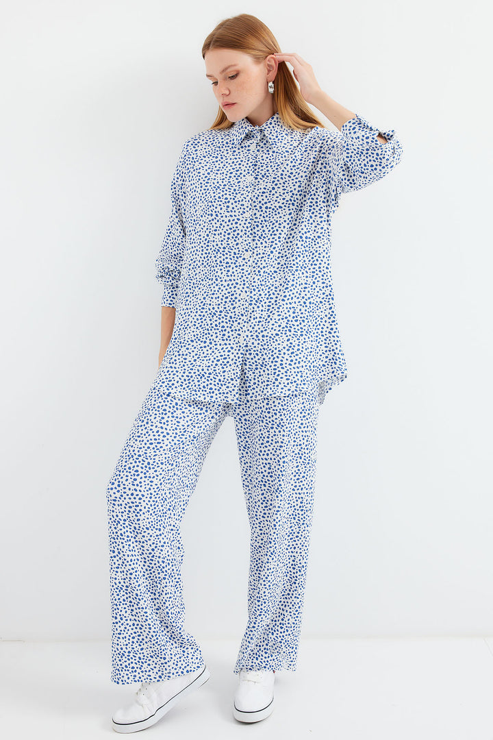 BGD Women Knitted Two-Piece Set - Navy Blue - Lviv