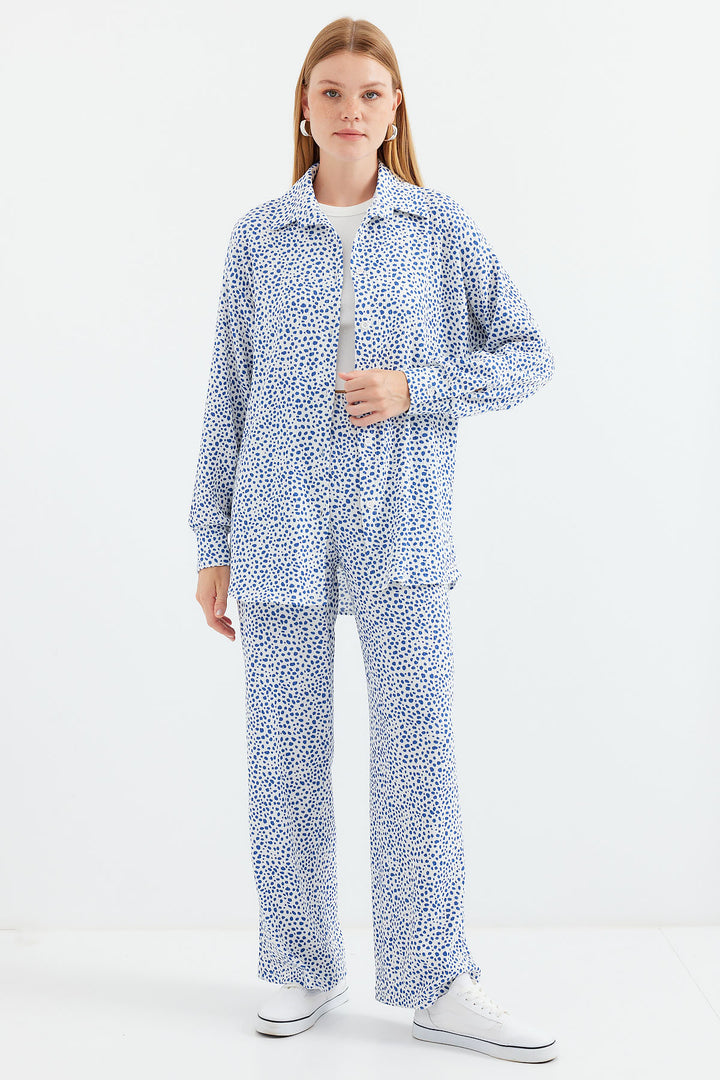 BGD Women Knitted Two-Piece Set - Navy Blue - Lviv