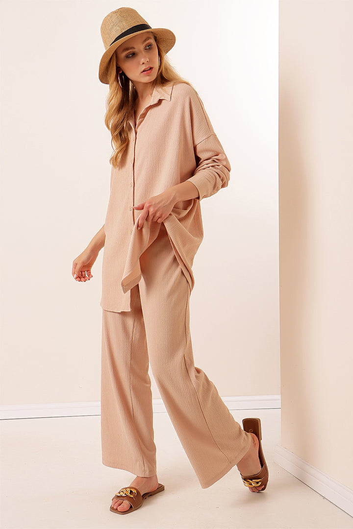 BGD Women Knitted Two-Piece Set - Biscuit - Avondale