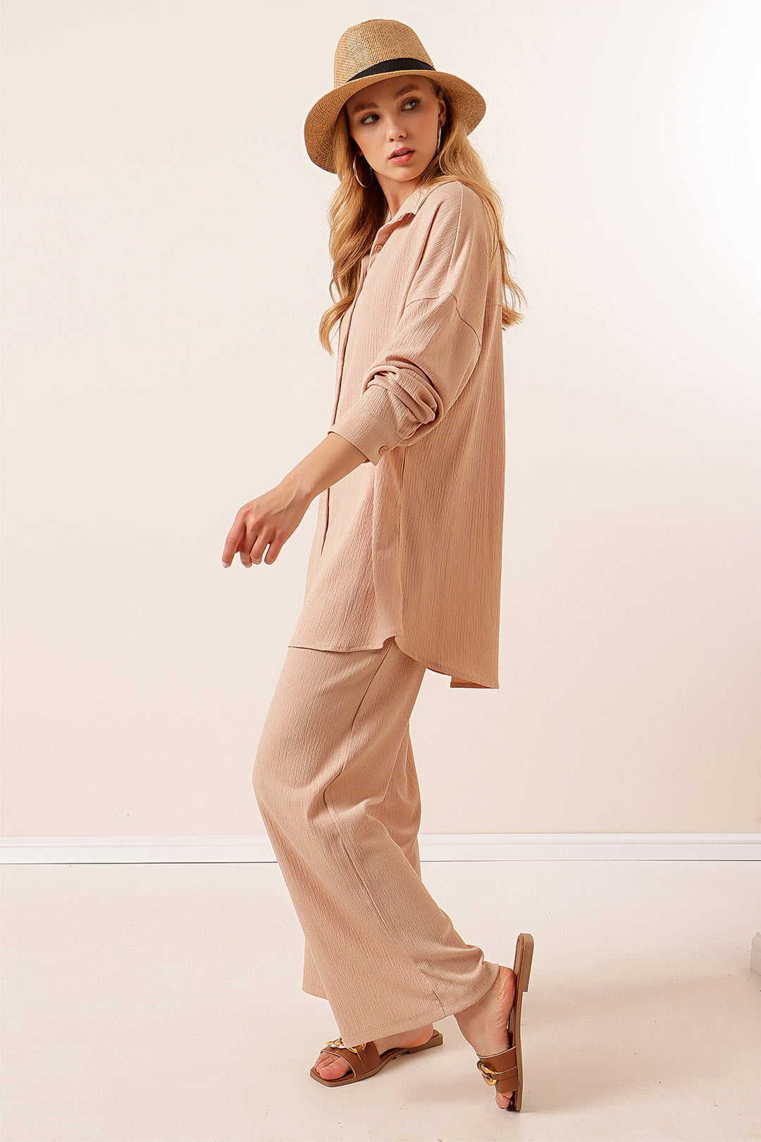BGD Women Knitted Two-Piece Set - Biscuit - Avondale
