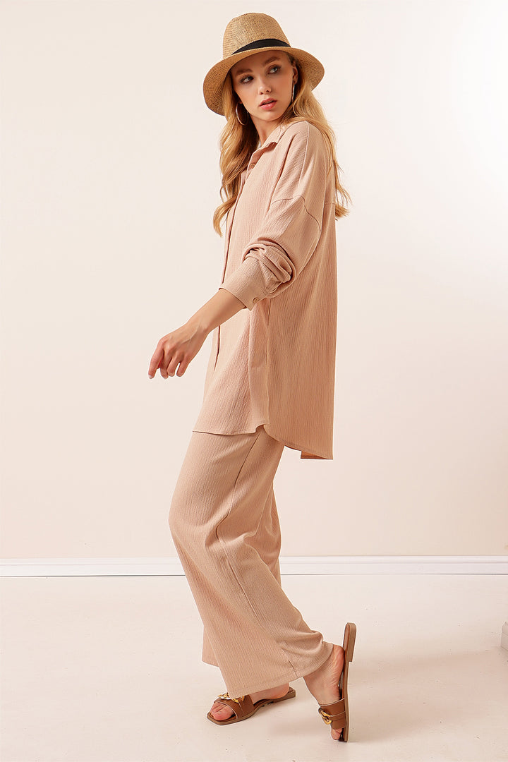 BGD Women Knitted Two-Piece Set - Biscuit - Avondale