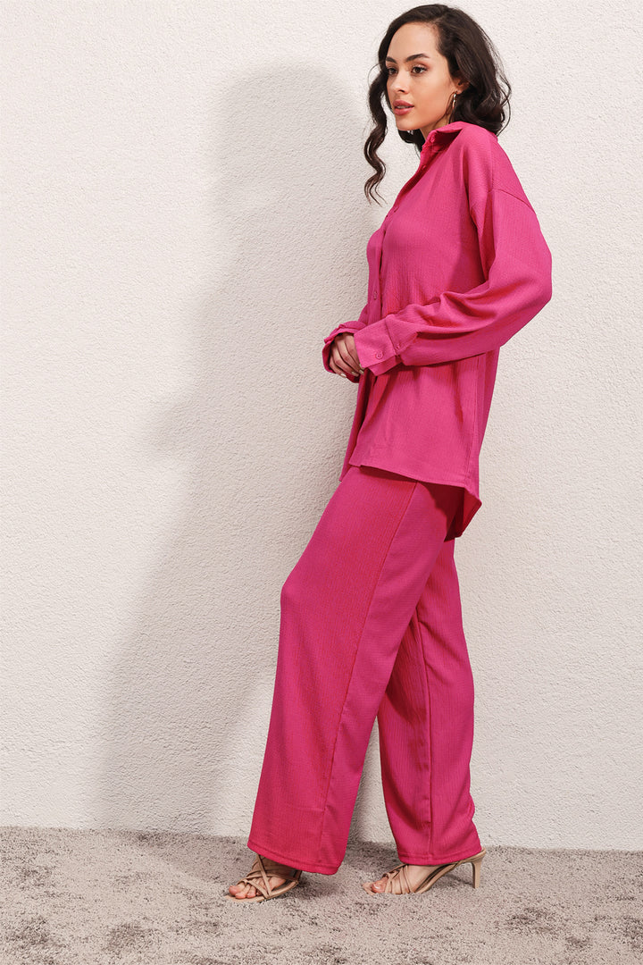 BGD Women Knitted Two-Piece Set - Fuchsia - Avondale
