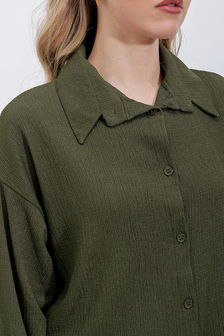 BGD Women Knitted Two-Piece Set - Khaki - Kirkcaldy