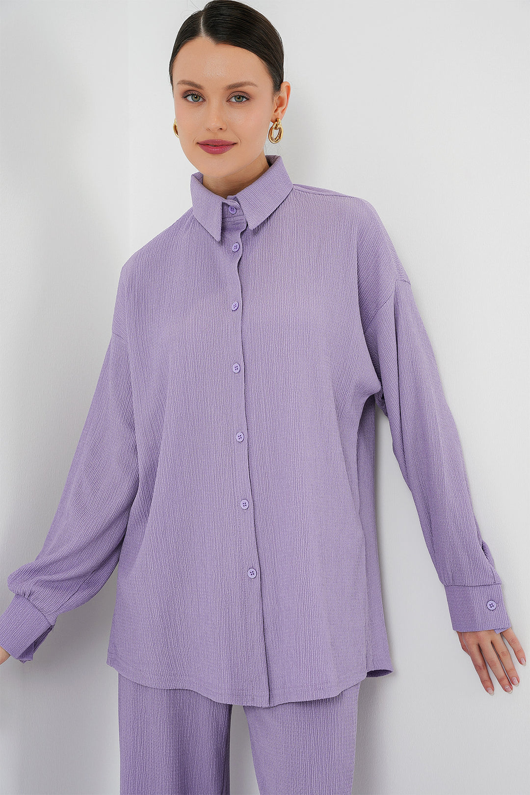 BGD Women Knitted Two-Piece Set - Lilac - El Paso de Robles