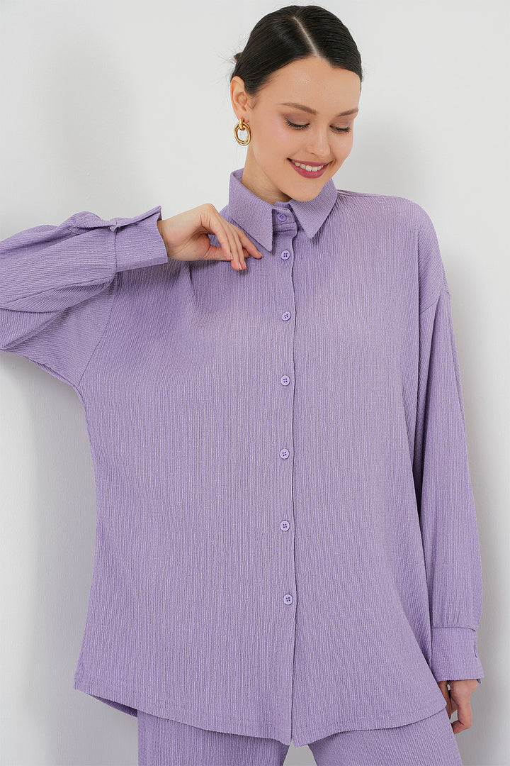 BGD Women Knitted Two-Piece Set - Lilac - El Paso de Robles
