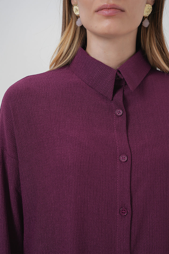 BGD Women Knitted Two-Piece Set - Purple - Tepotzotlán