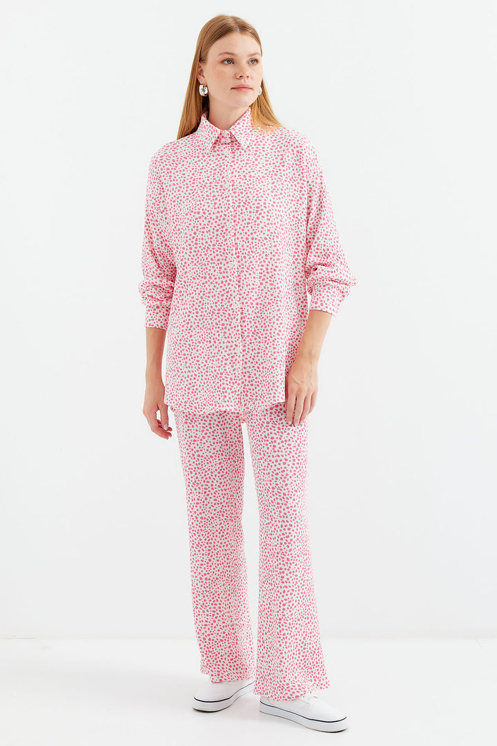 BGD Women Knitted Two-Piece Set - Pink - Avondale