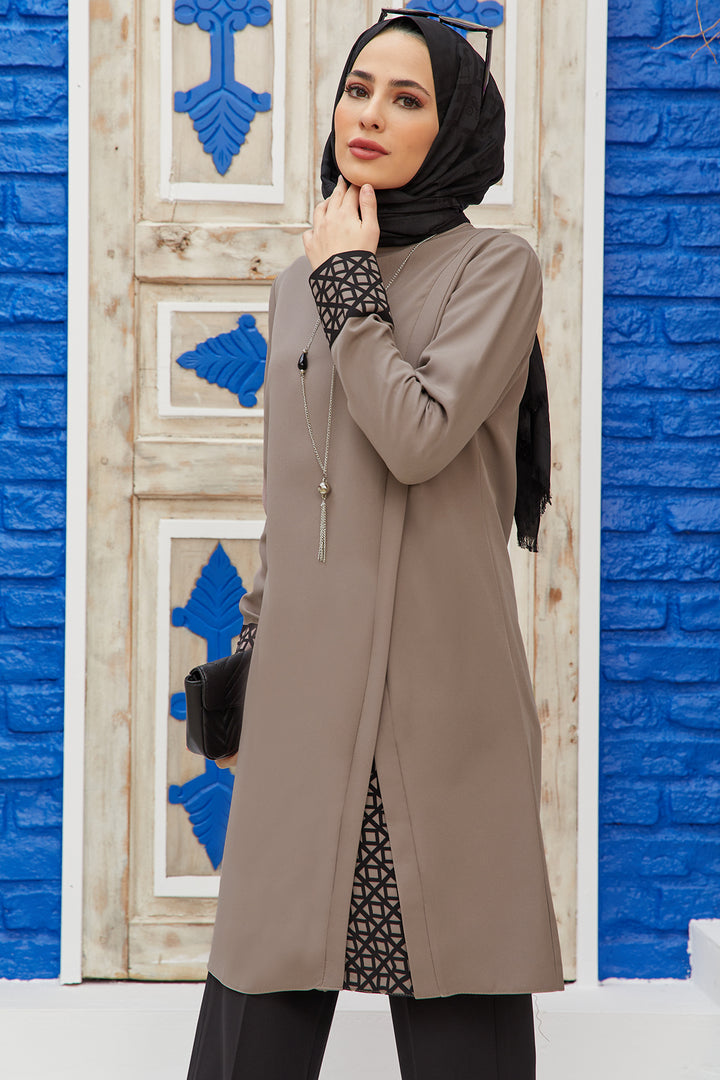 مجموعة ZRF النسائية المفصلة بالليزر - القهوة - Wolfenbüttel