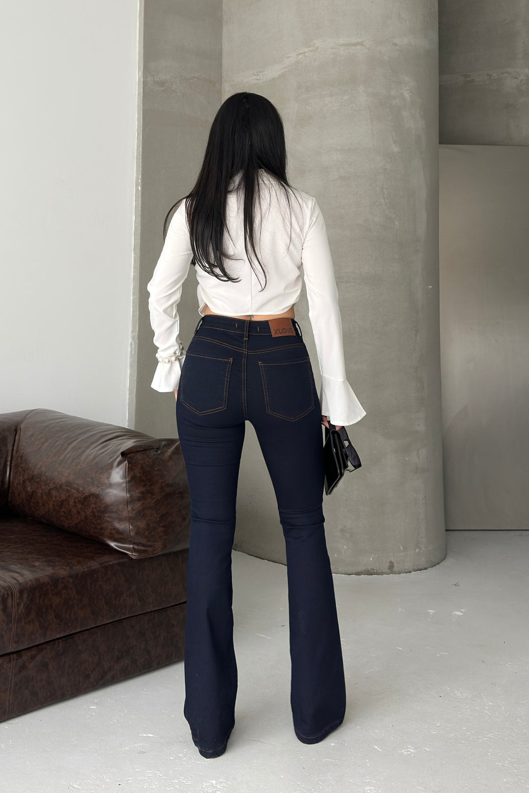 XLJ High Waisted and Flared Leg Skinny Jean 867 - Lake Stevens