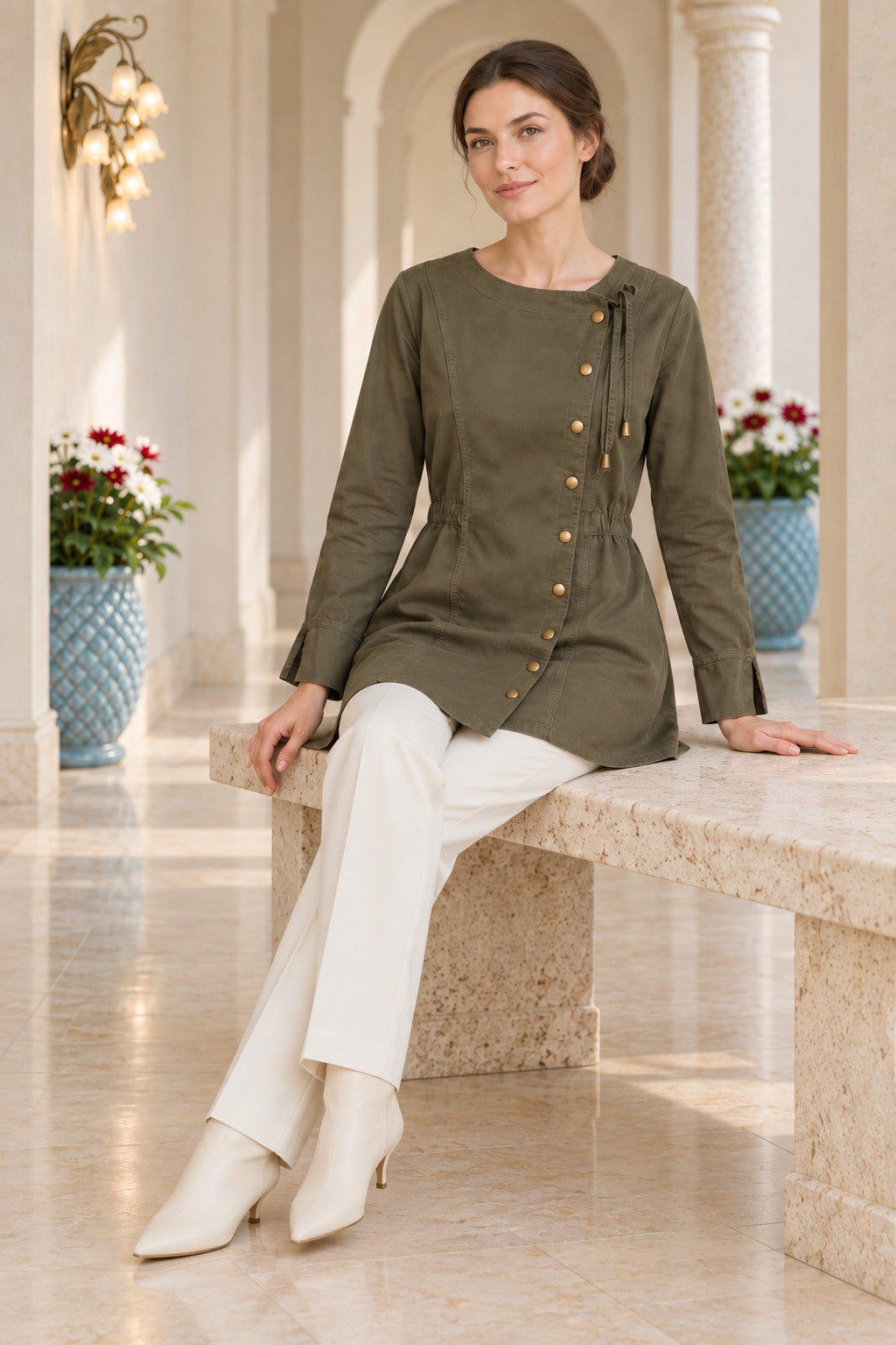 XLJ Medium Size Shirt with Elastic Waistband 6372 - Benalmádena