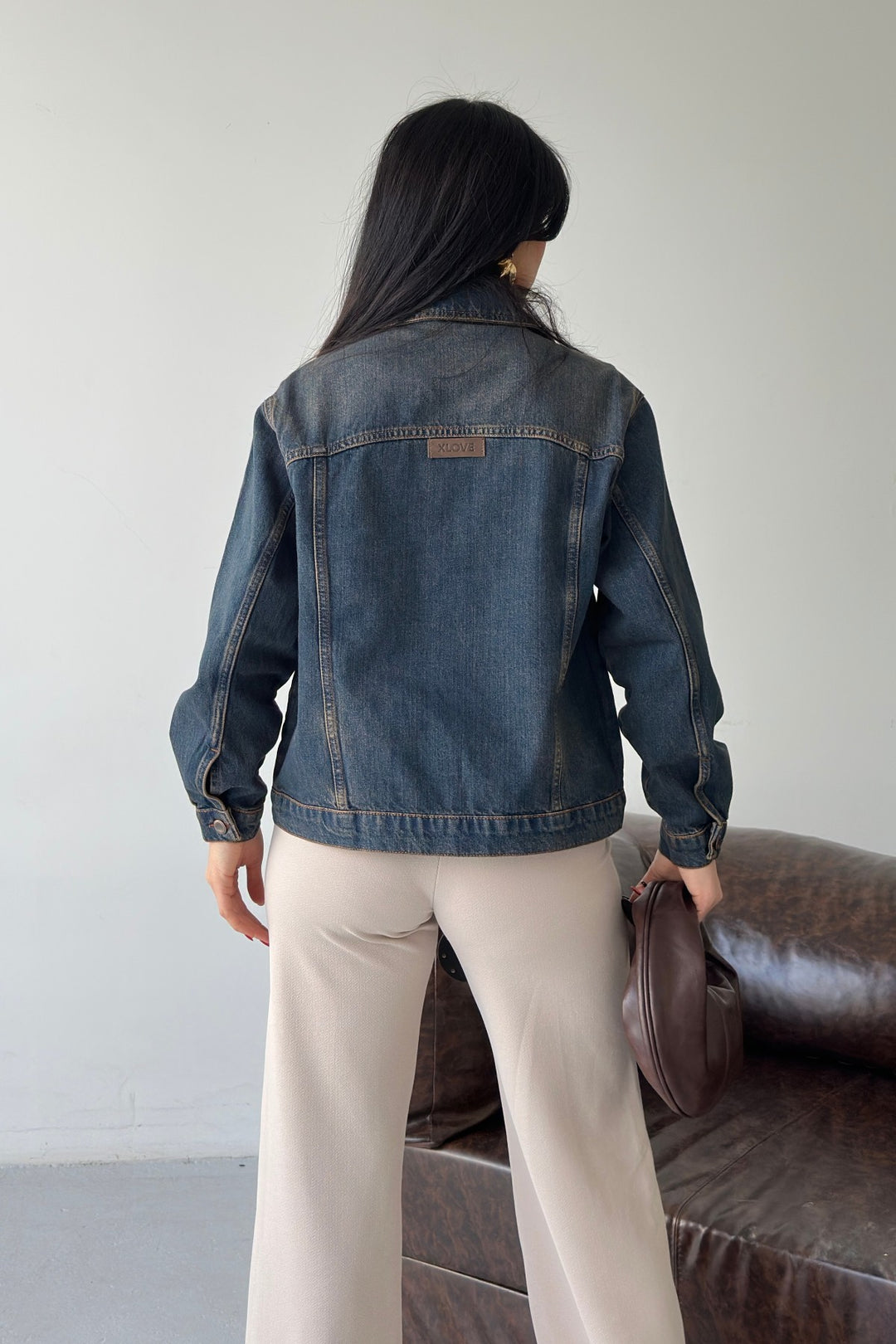 XLJ Denim Jacket with Buttons 6081 - Norfolk