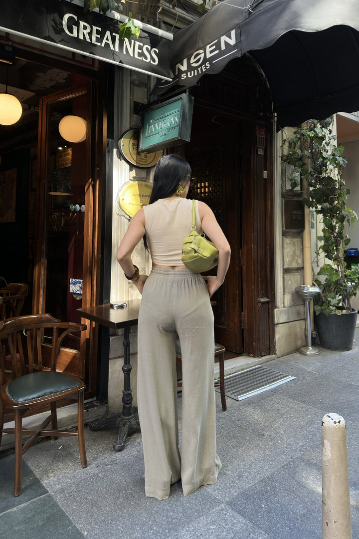 XLJ Elasticated Palazzo Trousers - West Allis
