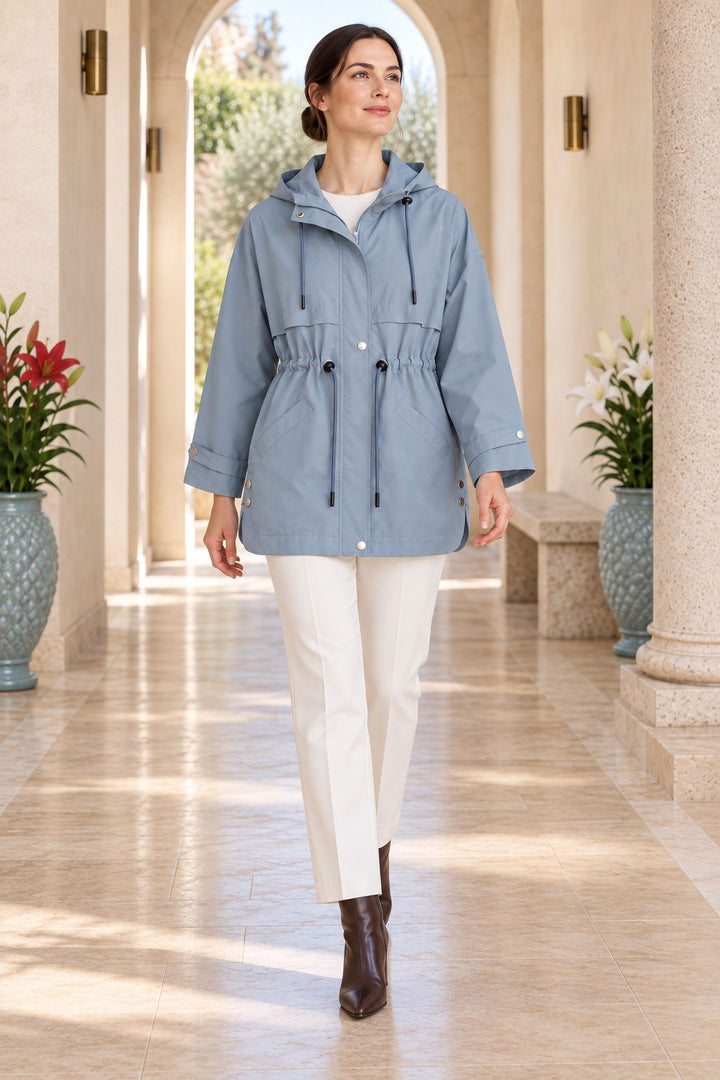 XLJ Drawstring Hooded Raincoat 6302 - Baltimore