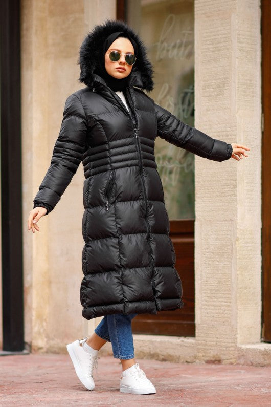 BNG Women Long Inflatable Jacket Black - Lévis