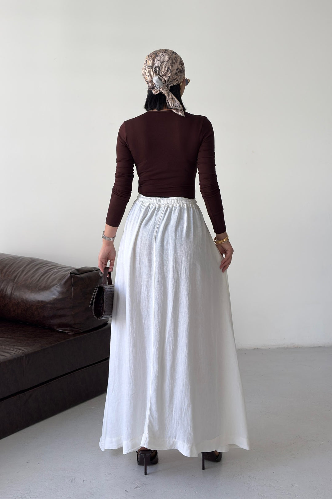 XLJ Elasticated Long Skirt - Macerata