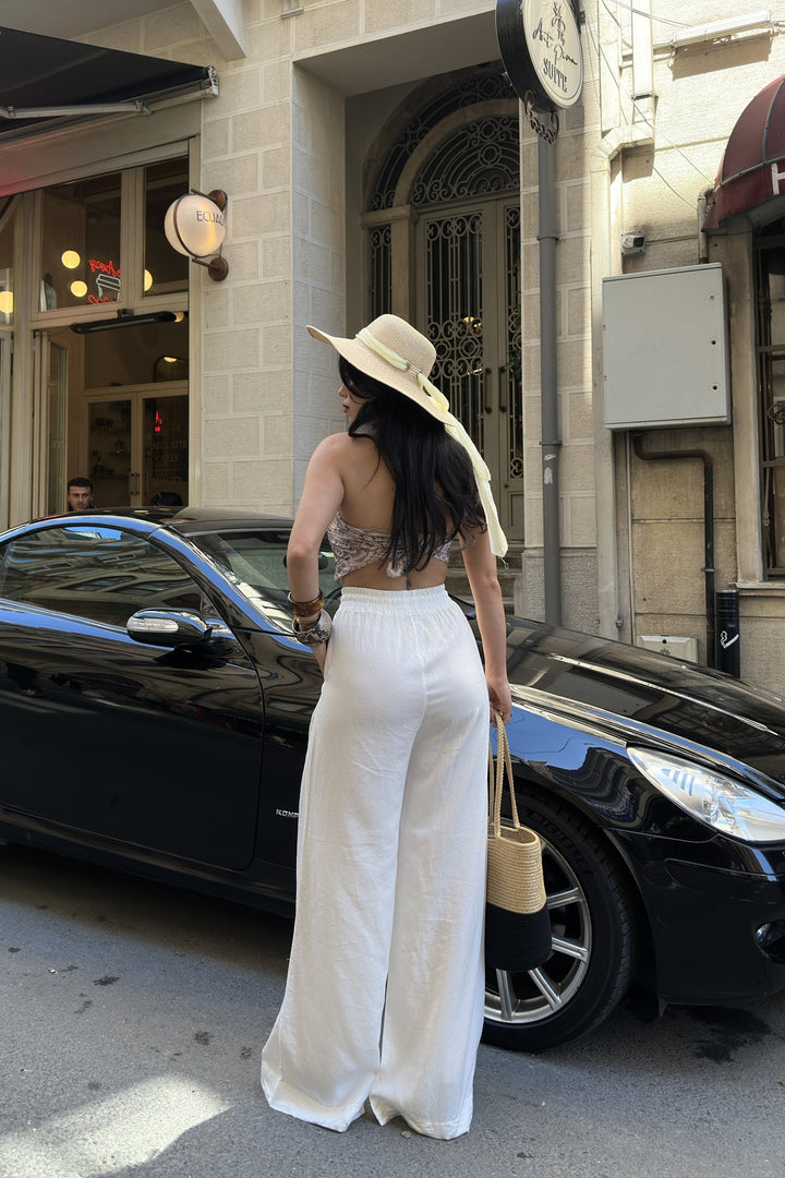 XLJ Elasticated Palazzo Trousers - Morristown