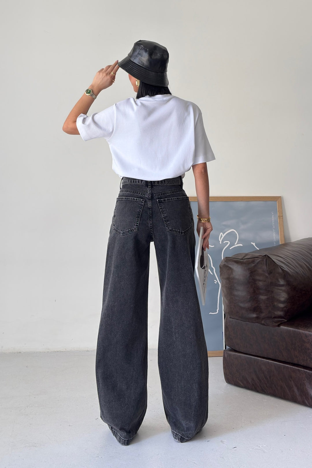 XLJ Wide Leg High Waisted Relaxed Jean 718 - Tarbes