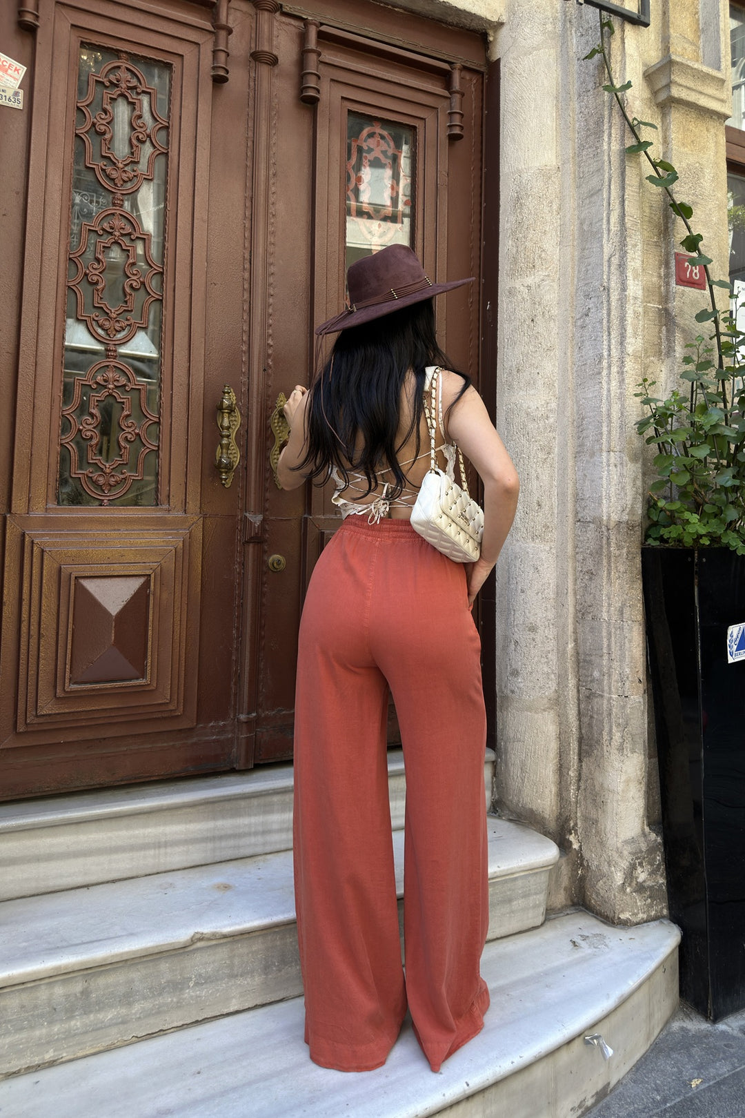 XLJ Elasticated Palazzo Trousers - Hagerstown