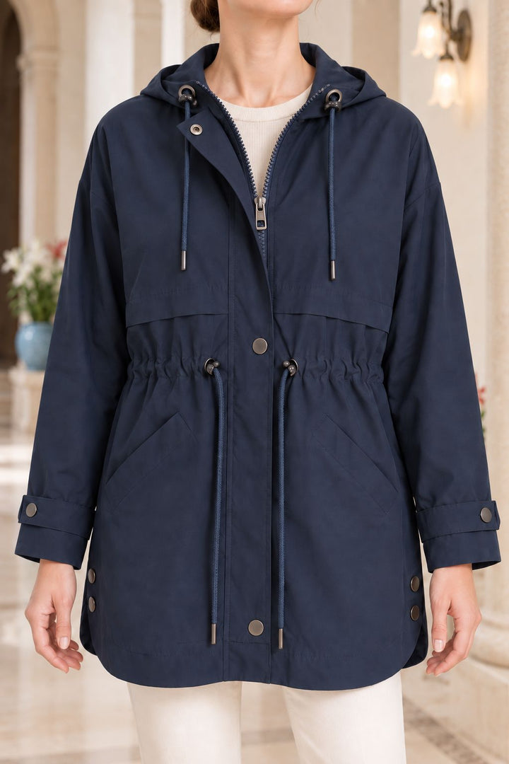 XLJ Drawstring Hooded Raincoat 6302 - Aprilia